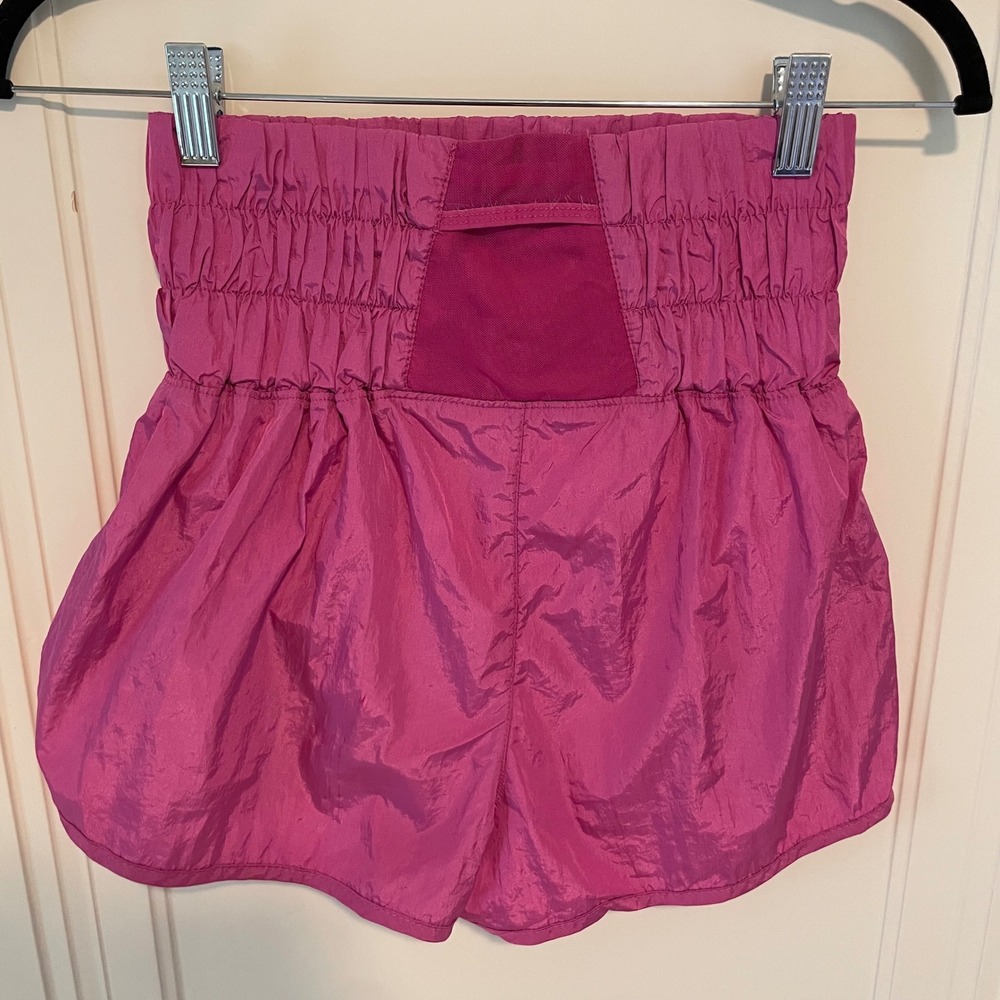 Free People Movement The Way Home Shorts Passion Fruit Hot Pink Small - Picture 4 of 6